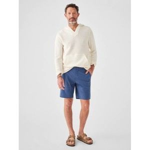 FAHERTY 'All Day' Men's 9" Inseam Navy Blue Casual Performance Shorts - Size 36